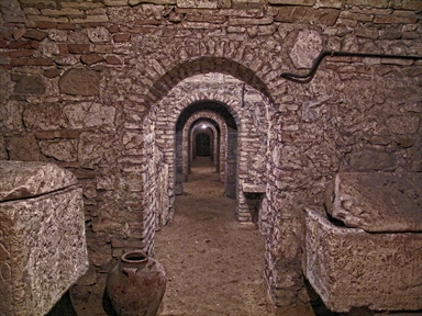 Particolare della cripta della Cattedrale di Sant