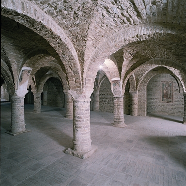 Particolare della Cripta della Chiesa di Santa Maria della Rocca