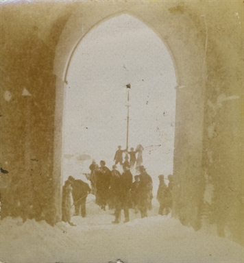 Nevicata a Montefiore dell'Aso 11 febbraio 1919