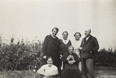 Ritratto di famiglia, estate 1937 Moterotondo Roma