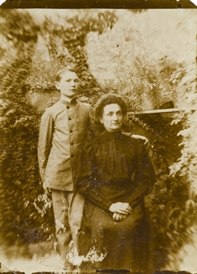 Domenico Valori con la mamma Modesta Ambrosi