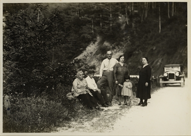 Foto ricordo sulla SS Salaria