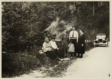 Foto ricordo sulla SS Salaria