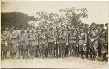 Foto di un gruppo di militari