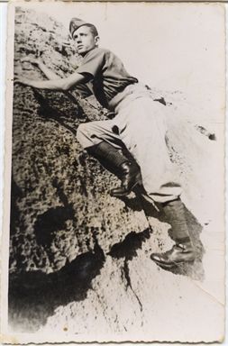 Ritratto di Giuseppe Del Zozzo da militare in Libia