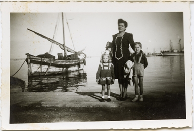 Paola e Luciano Del Zozzo con la loro mamma Concettina