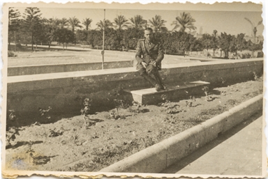 Ritratto di Emilio Del Zozzo in divisa militare