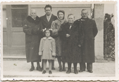 Foto di gruppo della famiglia Del Zozzo