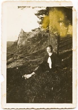 Indeide Antonelli nella pineta di Altidona