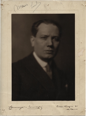 Ritratto dell'attore Amedeo Chiantoni