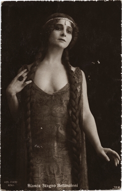 Ritratto di Bianca Stagno Bellincioni