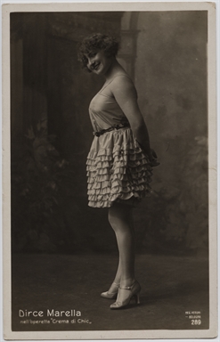 Dirce Marella nell'operetta 