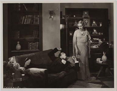 Andreina Pagnani e Nino Besozzi nel film Il presidente della Ba. Ce. Cre. Mi., di Gennaro Righelli, 1933