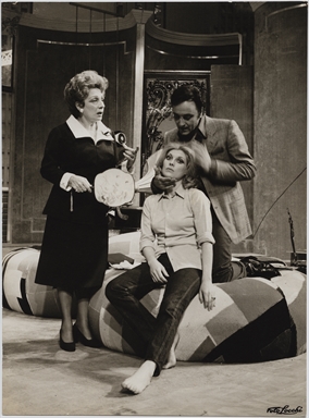 Andreina Pagnani in Ogni mercoledì, di Muriel Resnik, con la regia di Mario Ferrero, 1972