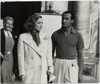 Nerio Bernardi e Marlene Dietrich a Venezia