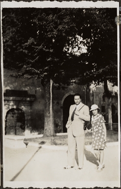 Duilio Baronti insieme a una donna