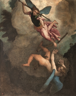 San Michele caccia Lucifero