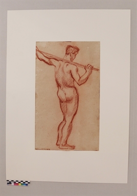 Nudo con barra sulle spalle