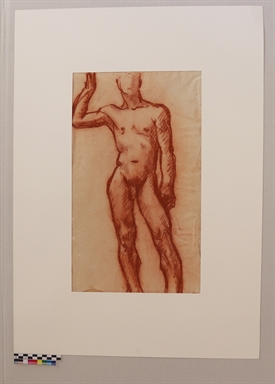 Nudo con braccio alzato