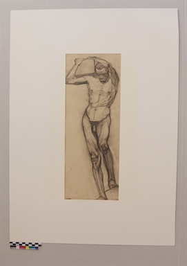 Nudo con peso sulle spalle
