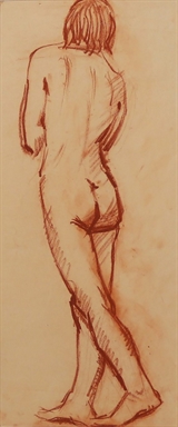 Nudo di spalle