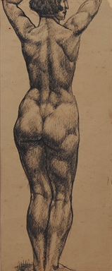 Nudo di spalle